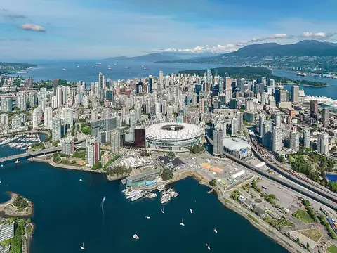 Lions Gate Brücke north end, Vancouver – DriveBC Straßenkamera